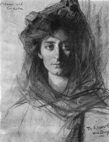 Woman from Cordoba, Thérèse Schwartze.