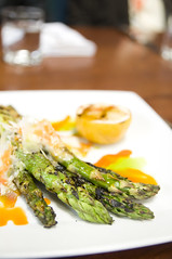 Crispy Asparagus with Parmesan and Meyer Lemon Aioli, Restaurant LuLu, San Francisco