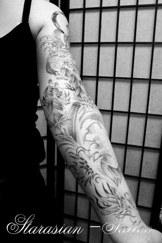 Starasian Tattoo Art - Angelique Bouddha Shākyamuni Zen by starasian-tattoo