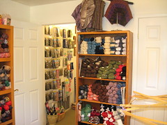 View from the "little" back room of yarn