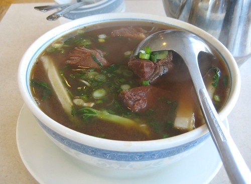 Flavors Stewed Beef Noodle Soup @ Dumpling House by you.