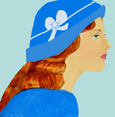 red-hair-with-flapper-hat