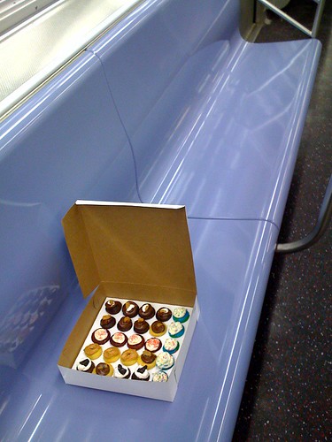 Baked by Melissa mini cupcakes on the subway