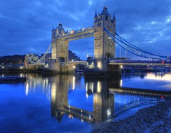Tower Bridge - on the River Thames
