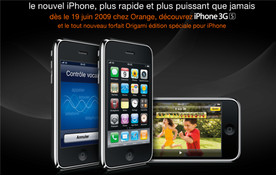 iphone 3gs france orange