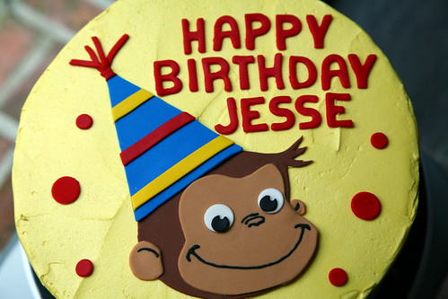 Jesse's Curious George cake