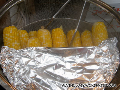yummy two-colour corn