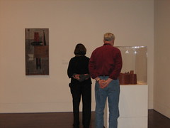 Mike and Liz appreciating fine art