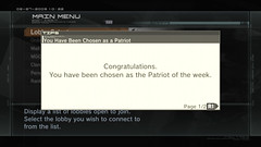 Metal Gear Online - Patriot of the Week!