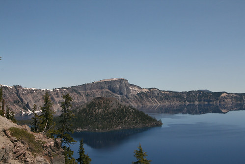 Crater Lake - the island