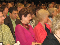 audience listening to Kenneth Wesson