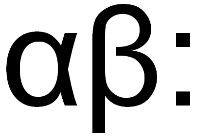 alphabetacolon