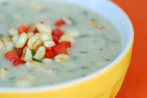 zucchini and corn curry soup