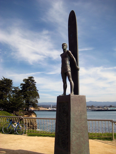 Bronze sculpture at Lighthouse Point