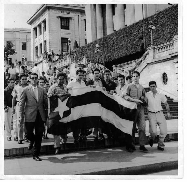 Havana University Student Demostration