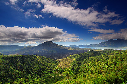 Batur Volcano and Lake by tropicaLiving