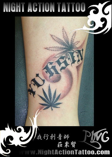 marijuana tattoos. nameamp; marijuana tattoo 刺青