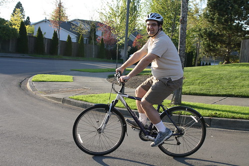 Ian on Bike