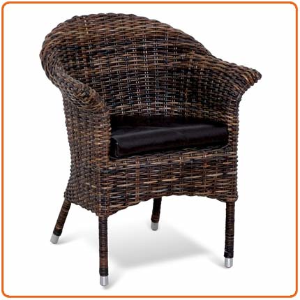 Natural Rattan Chair, Antique Chair