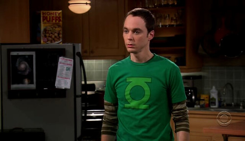 Linterna verde T-shirt Sheldon