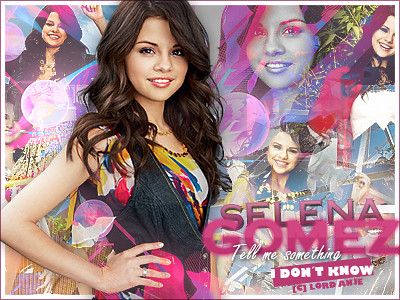 selena gomez photoshop. Selena Gomez - Tell me something i don't know. Série : musicas chiclete