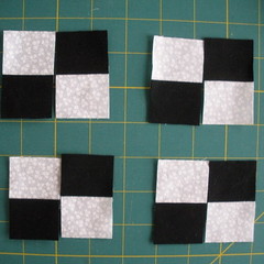 Sew four 4-patches