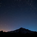 Star Trails Over Mt. Rainier