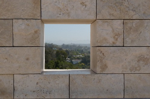view through the getty