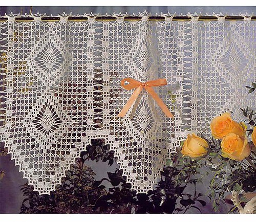 free crochet lace curtain patterns by Crochet Knitting