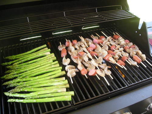 Grilling Seafood and Meat