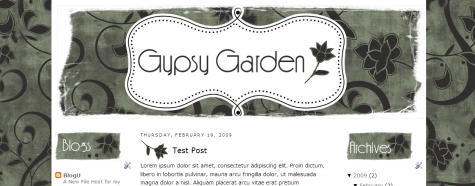 Gypsy Garden Template