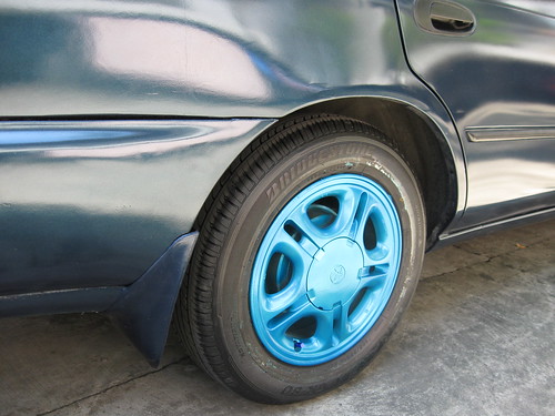 Blue Colored Wheels