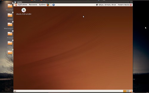 Le fond d'écran officiel d'Ubuntu Linux Jaunty Jackalope