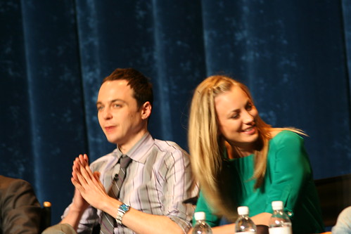 Jim Parsons Kaley Cuoco at the 2009 Paley Festival