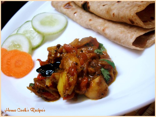 Mushroom Curry with Chapathi