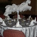 Feather glow centerpieces