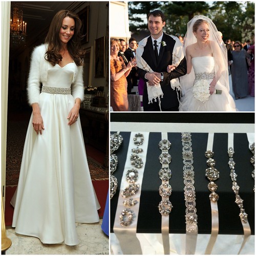 Bridal belts, Kate Middleton second wedding gown, Chelsea Clinton Bridal Belt, Haute Bride Belts,   Love Couture Bridal, Washington DC bridal shop