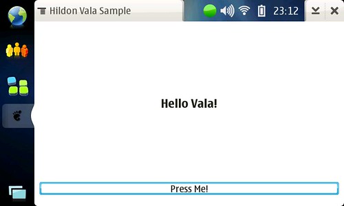 Vala Sample application