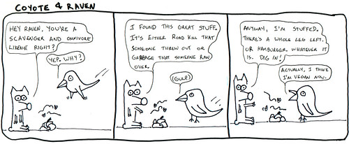 366 Cartoons - 052 - Coyote and Raven