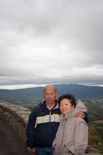 Duc and Mai at an Overlook Facing North