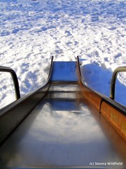 Winter Playground: Metal Slide