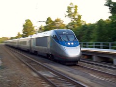 The Acela Express, south of Baltimore (by: Tim Gilliam, creative commons license)