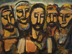 Rouault's Christ And The Apostles