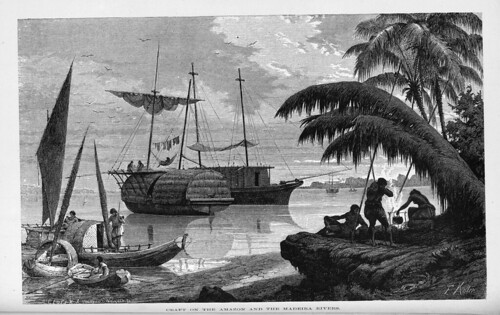 001-Los Ríos Amazonas y Madeira 1875- Embarcaciones el Amazonas y el Madeira