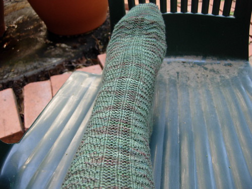 Textured Gansey Socks