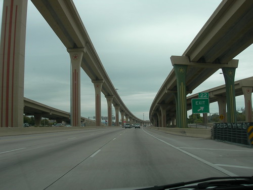 The Central Expressway in north Dallas (Richardson, Texas)