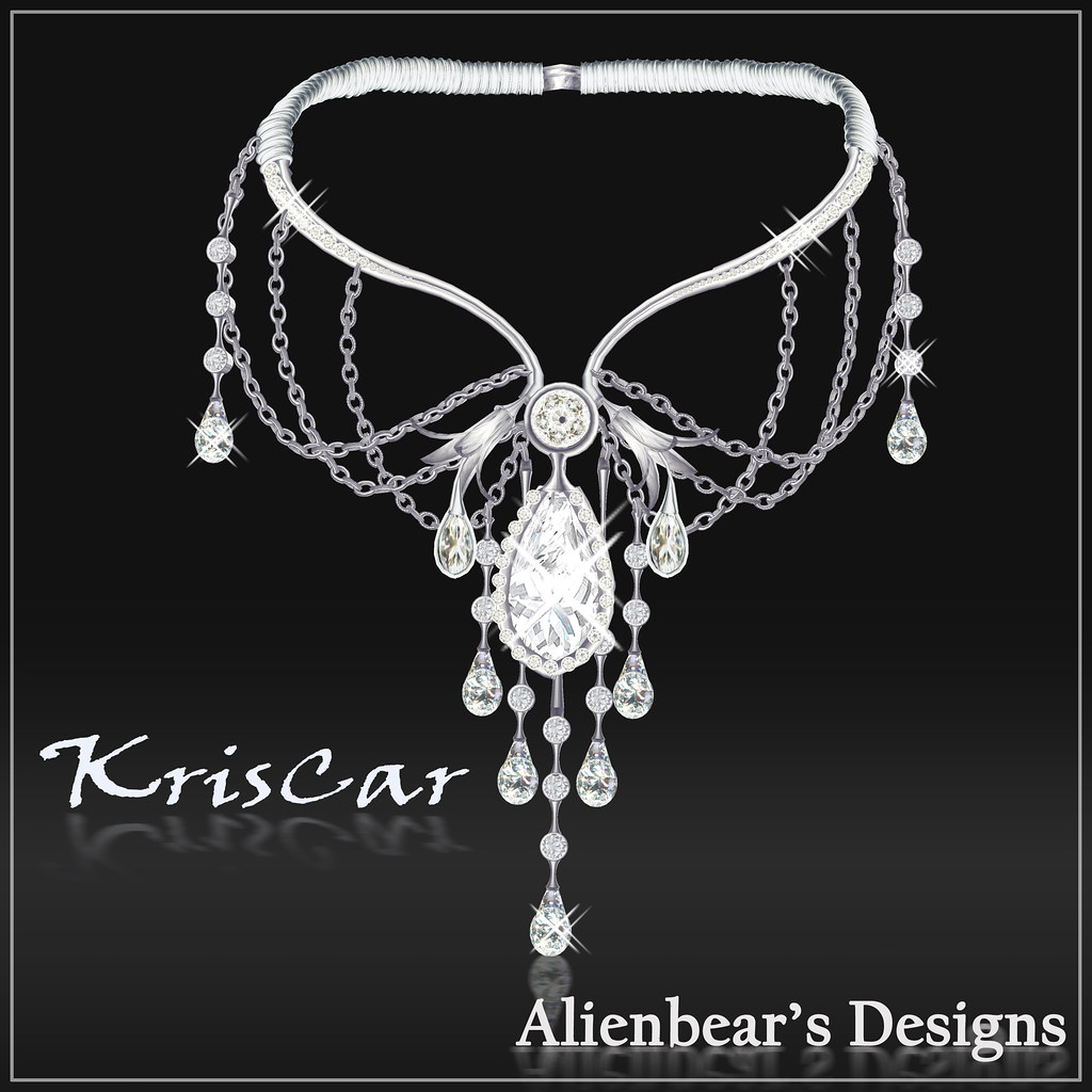 KrisCar necklace white