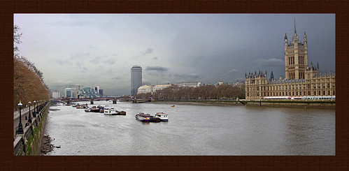 Panorama urbaine Londres v toile
