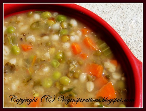 Barley vegetable Herb soup 7