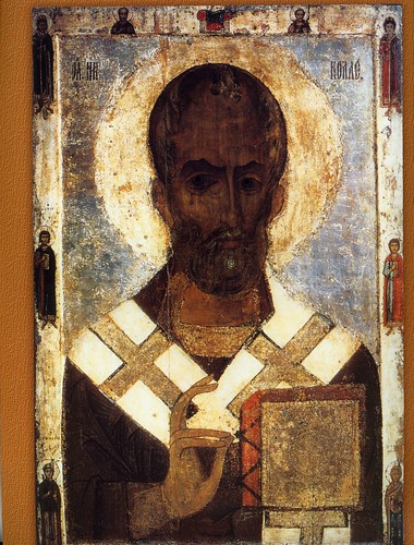 029-San Nicolás con los miembros electos de los santos- siglo XII